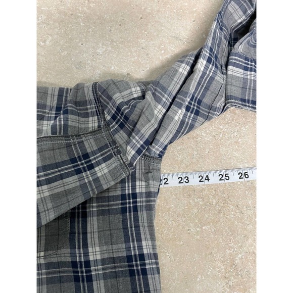 Boss Hugo Boss Shirt Mens XL Gray Button Down Long Sleeve Plaid Career Top - Picture 5 of 7